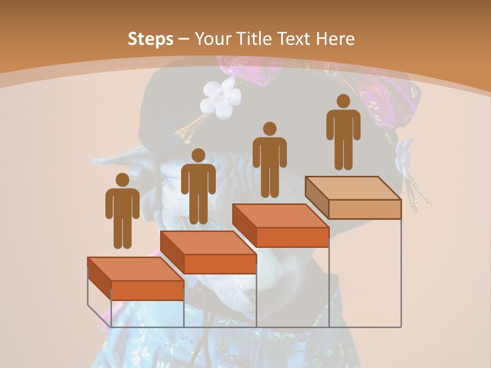 Cute Sitting Fashion PowerPoint Template