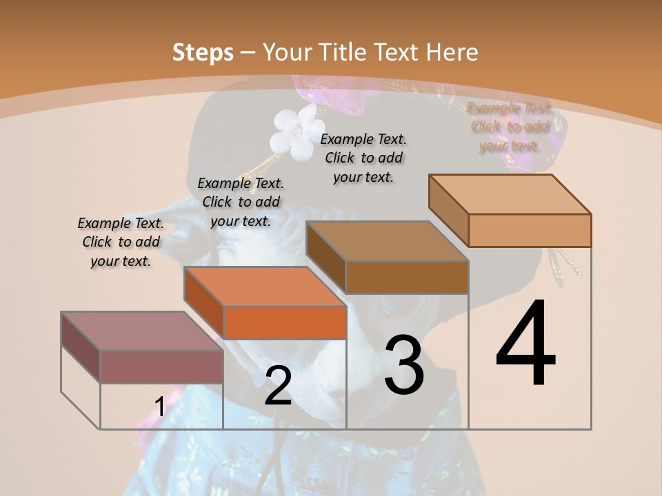 Cute Sitting Fashion PowerPoint Template