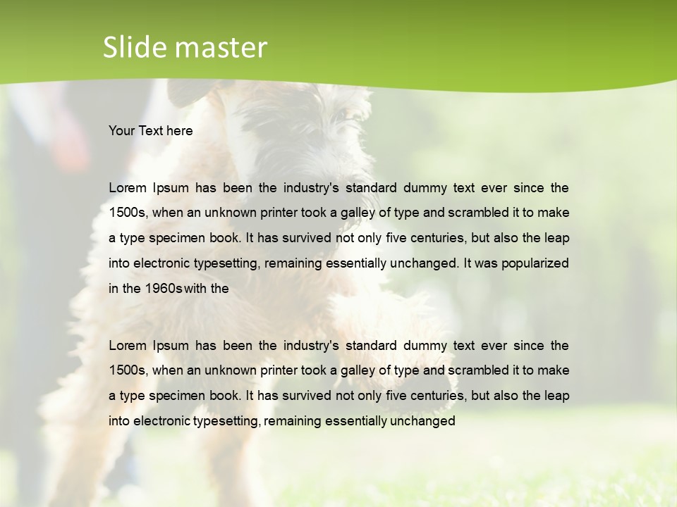 Science Information Geometric PowerPoint Template