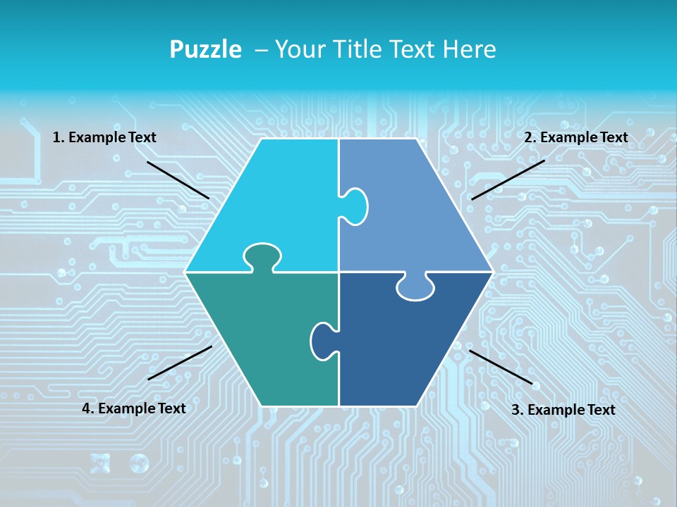 Science Information Geometric PowerPoint Template