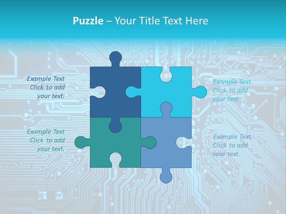 Science Information Geometric PowerPoint Template