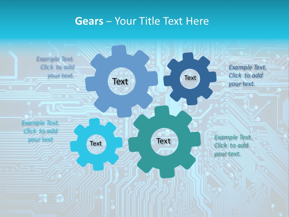 Science Information Geometric PowerPoint Template