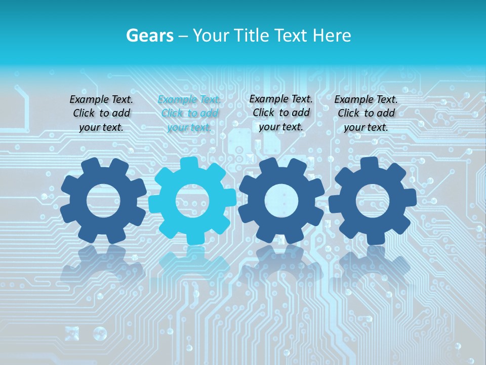 Science Information Geometric PowerPoint Template