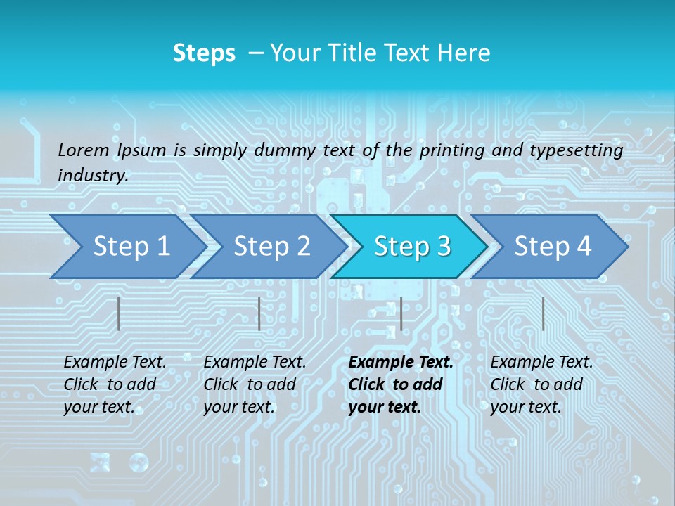 Science Information Geometric PowerPoint Template