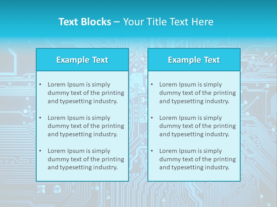 Science Information Geometric PowerPoint Template