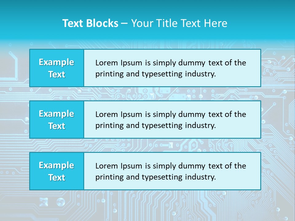 Science Information Geometric PowerPoint Template