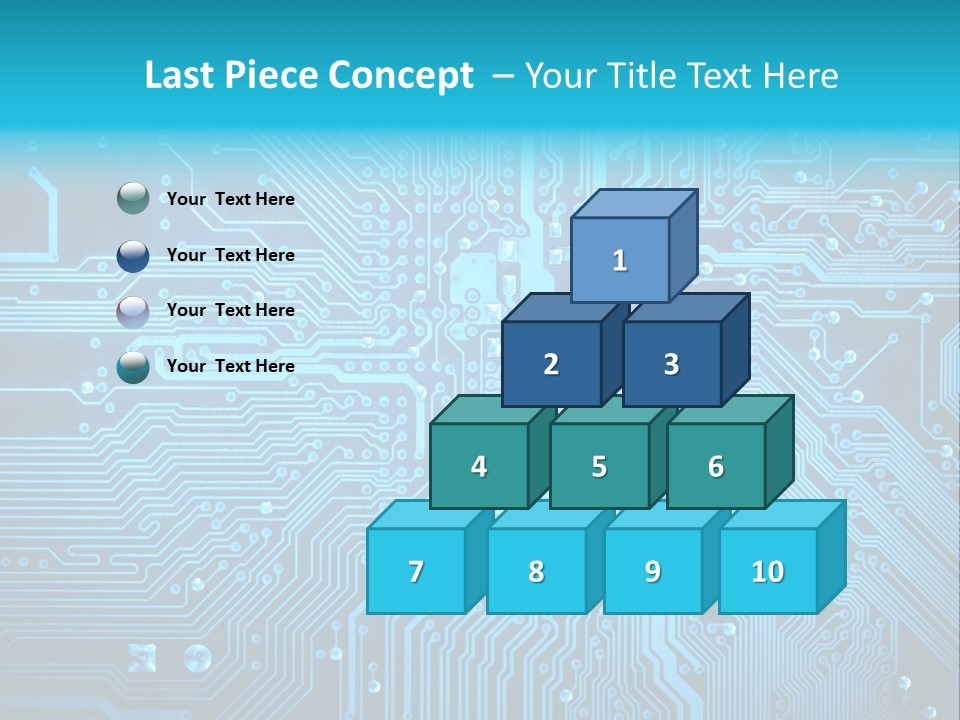 Science Information Geometric PowerPoint Template
