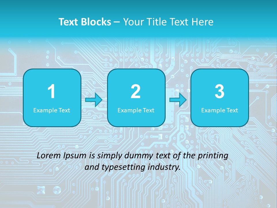 Science Information Geometric PowerPoint Template