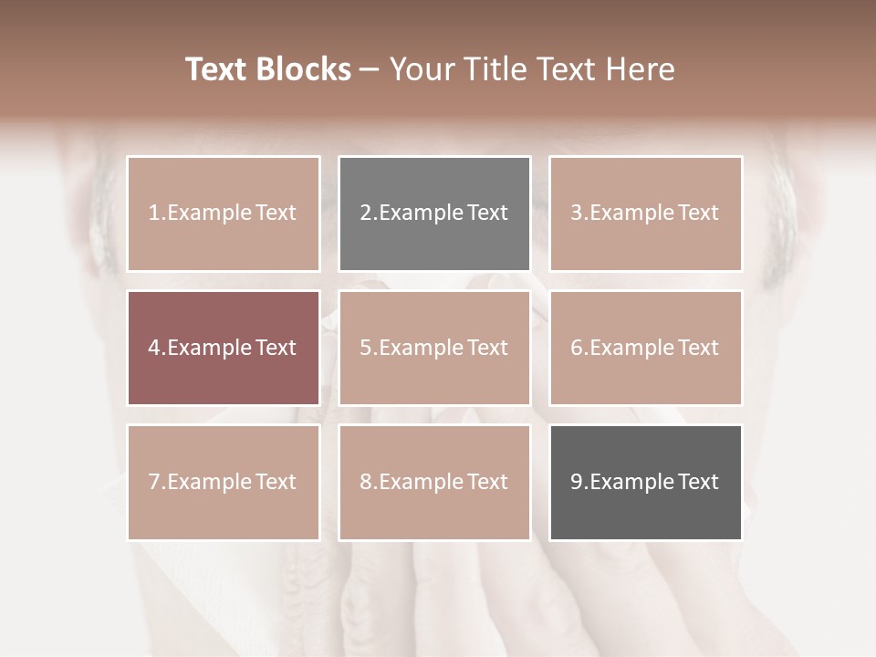 Isolated Unwell Nose PowerPoint Template