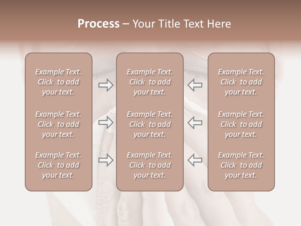 Isolated Unwell Nose PowerPoint Template