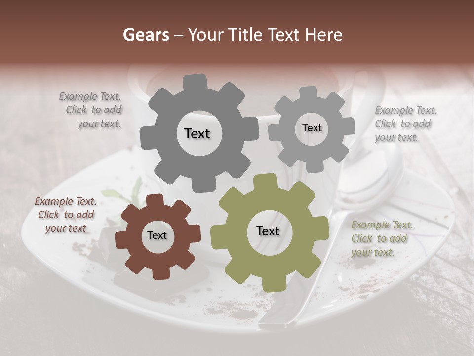 Espresso Vanilla Cappuccino PowerPoint Template