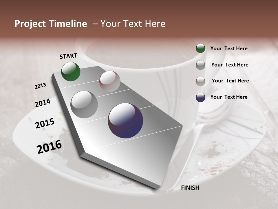 Espresso Vanilla Cappuccino PowerPoint Template