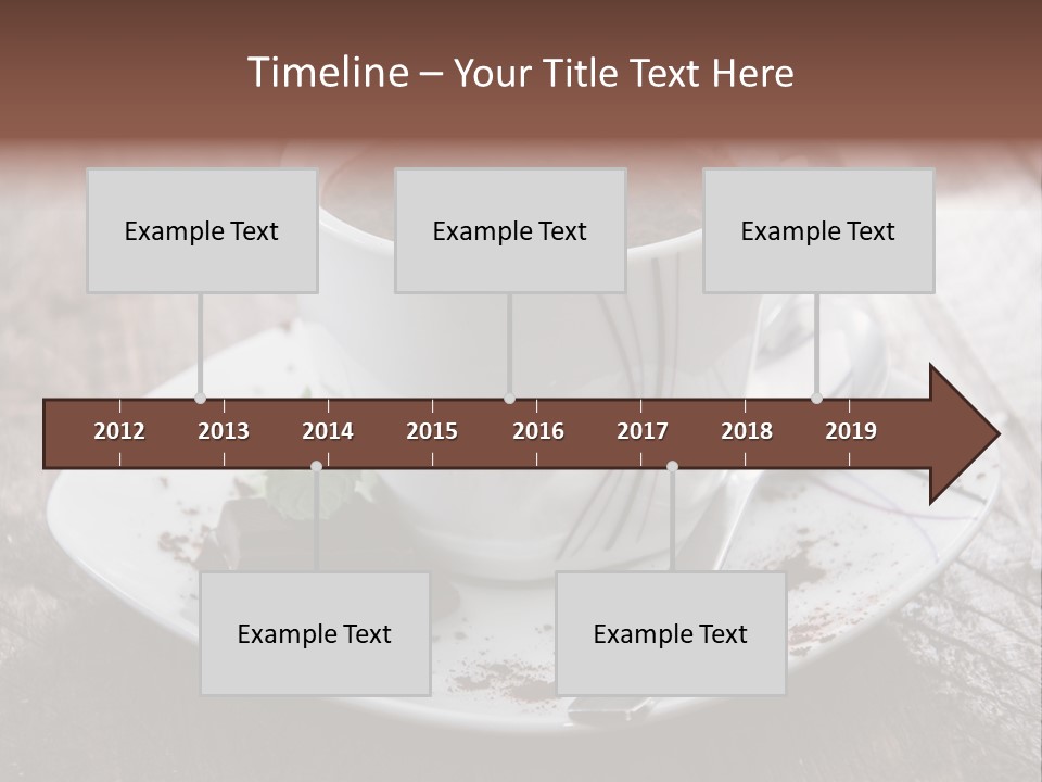 Espresso Vanilla Cappuccino PowerPoint Template
