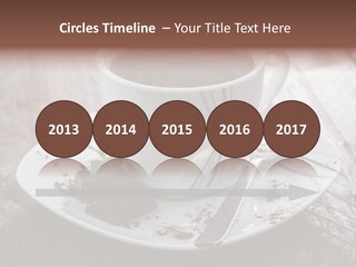 Espresso Vanilla Cappuccino PowerPoint Template