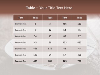 Espresso Vanilla Cappuccino PowerPoint Template