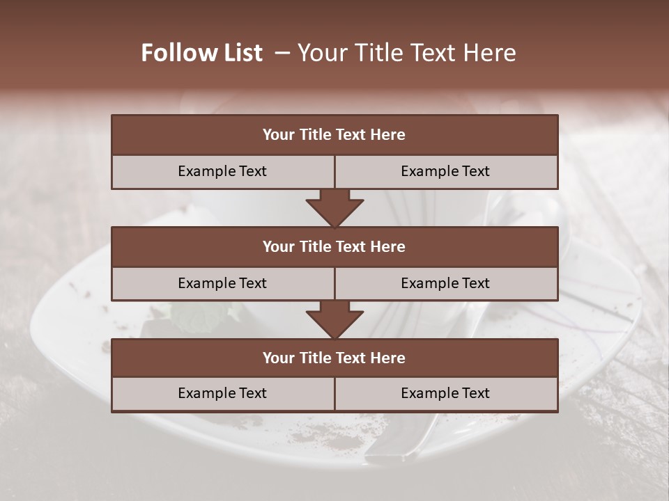 Espresso Vanilla Cappuccino PowerPoint Template