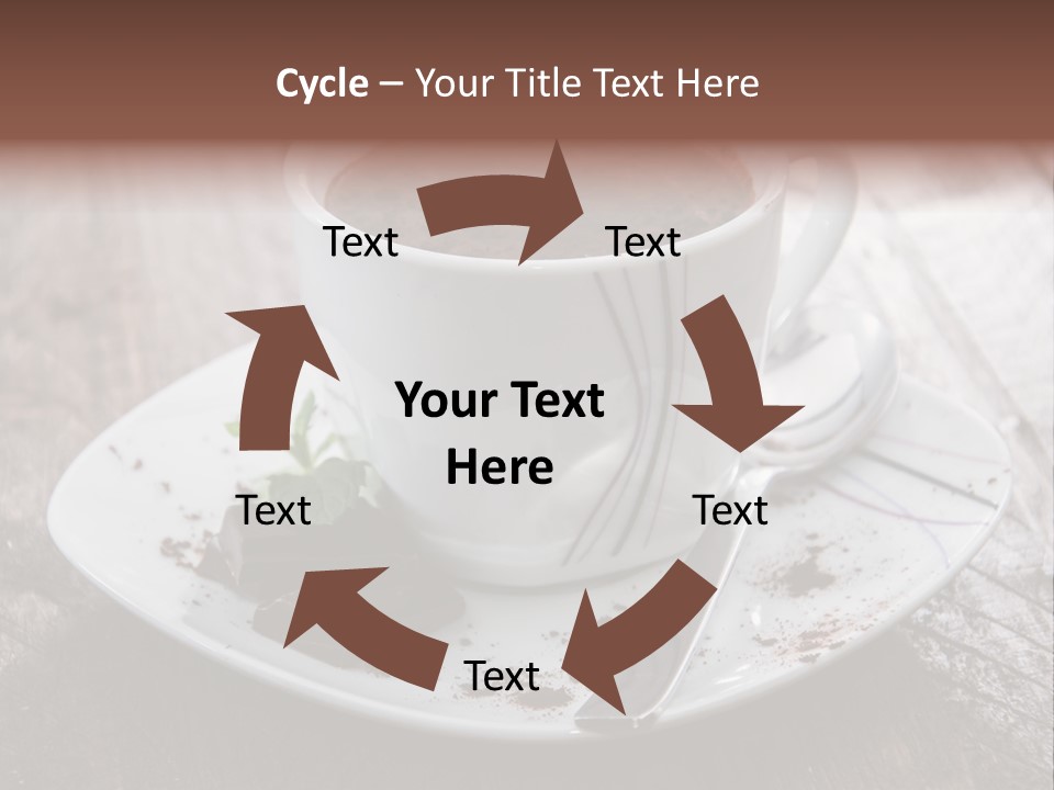 Espresso Vanilla Cappuccino PowerPoint Template