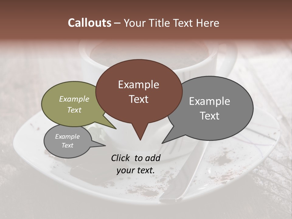 Espresso Vanilla Cappuccino PowerPoint Template