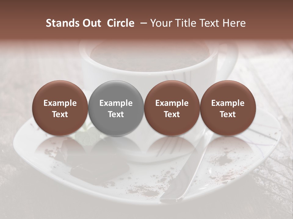 Espresso Vanilla Cappuccino PowerPoint Template