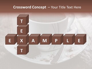 Espresso Vanilla Cappuccino PowerPoint Template