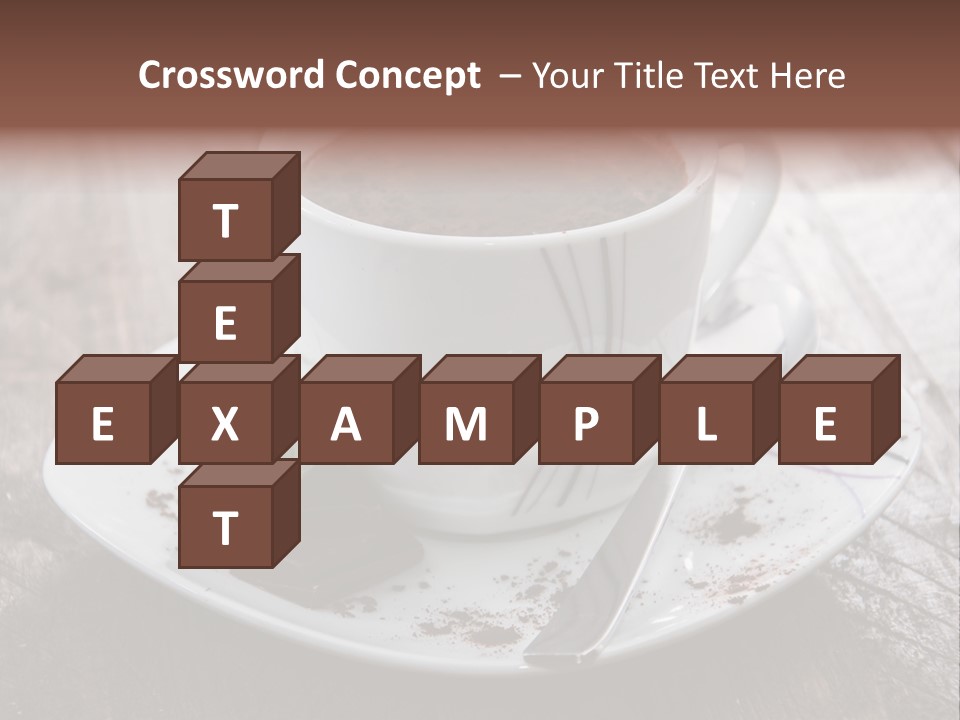 Espresso Vanilla Cappuccino PowerPoint Template