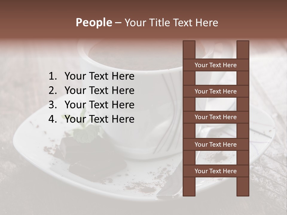 Espresso Vanilla Cappuccino PowerPoint Template