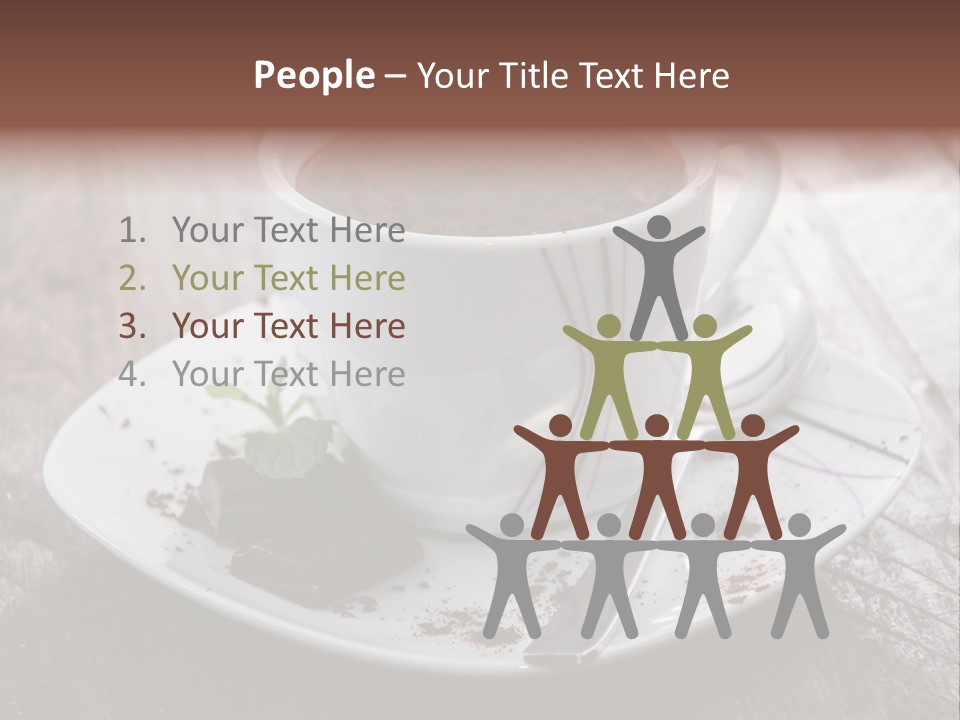 Espresso Vanilla Cappuccino PowerPoint Template