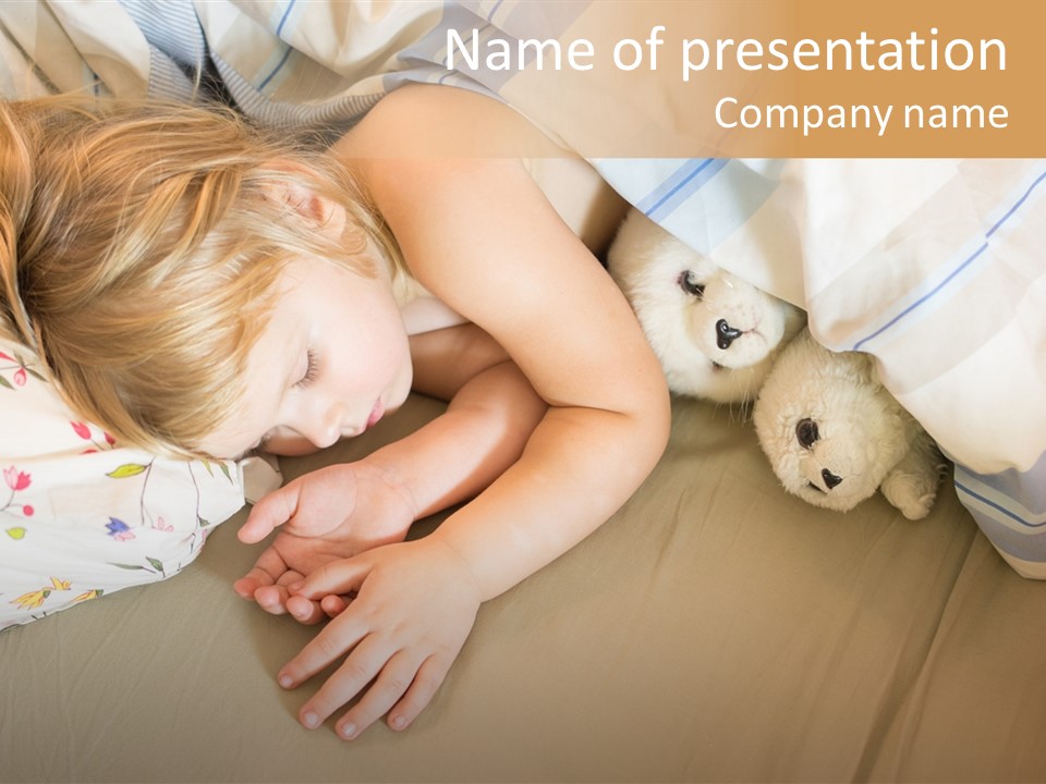 Relaxation Horizontal Newborn PowerPoint Template