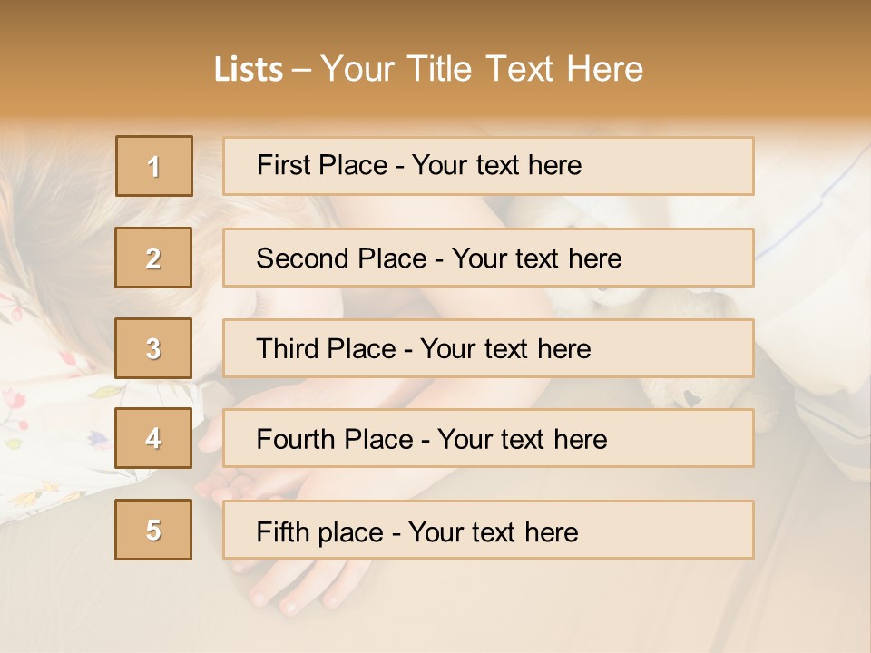 Relaxation Horizontal Newborn PowerPoint Template