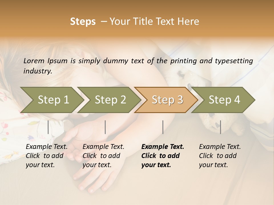 Relaxation Horizontal Newborn PowerPoint Template