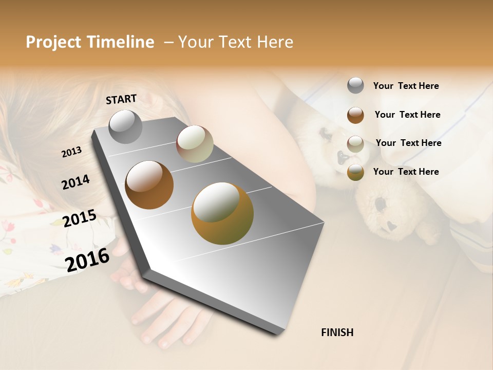 Relaxation Horizontal Newborn PowerPoint Template