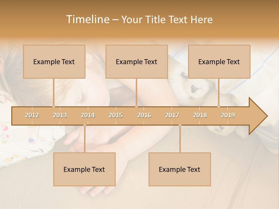 Relaxation Horizontal Newborn PowerPoint Template