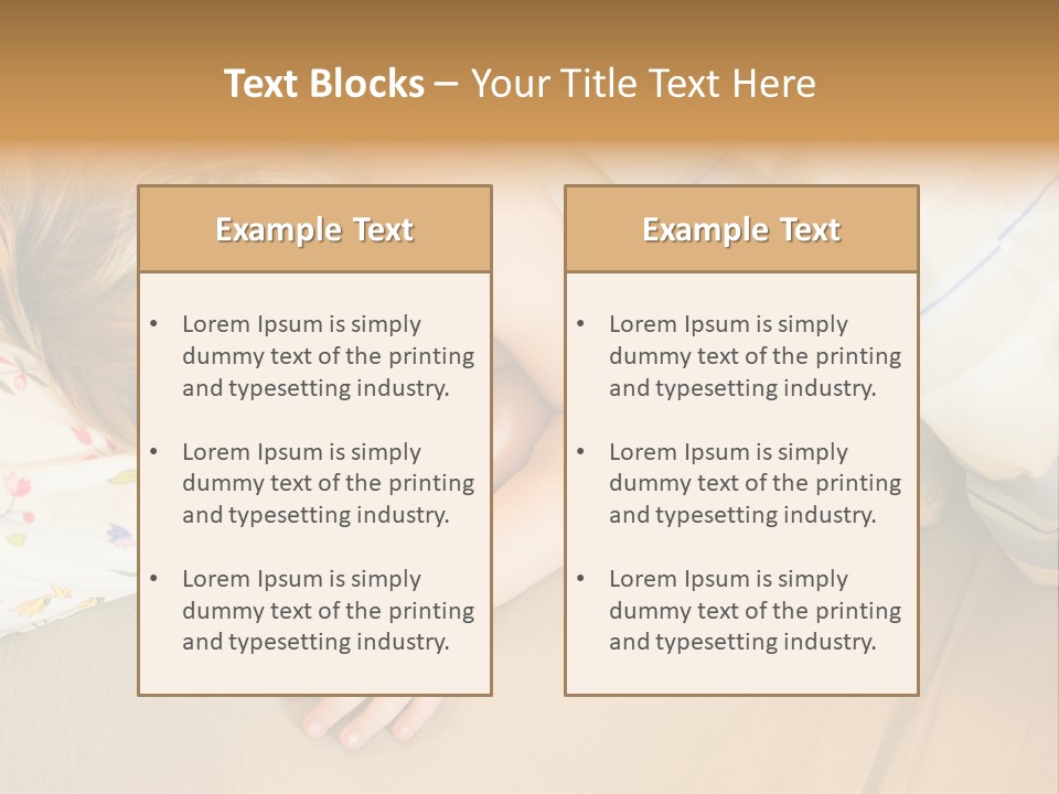 Relaxation Horizontal Newborn PowerPoint Template