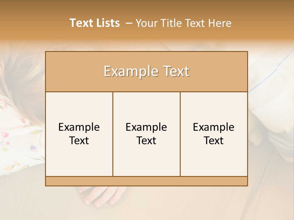 Relaxation Horizontal Newborn PowerPoint Template