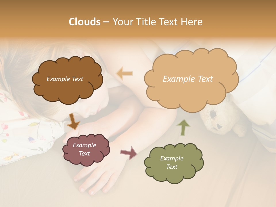 Relaxation Horizontal Newborn PowerPoint Template