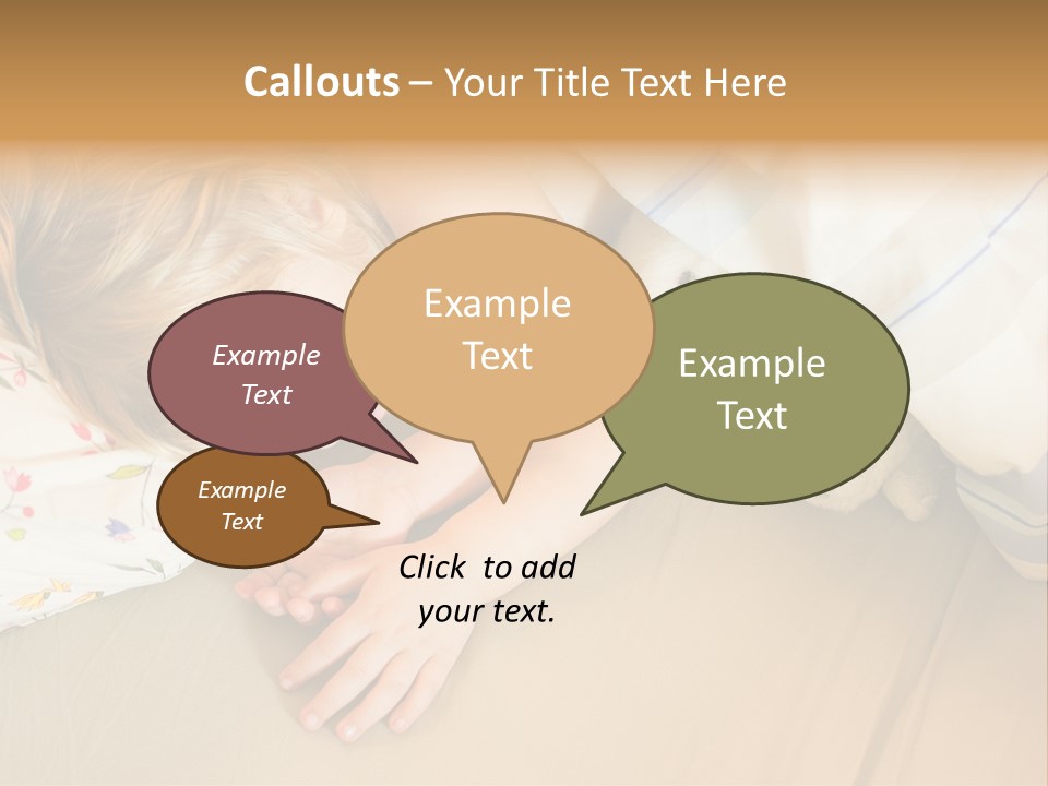 Relaxation Horizontal Newborn PowerPoint Template