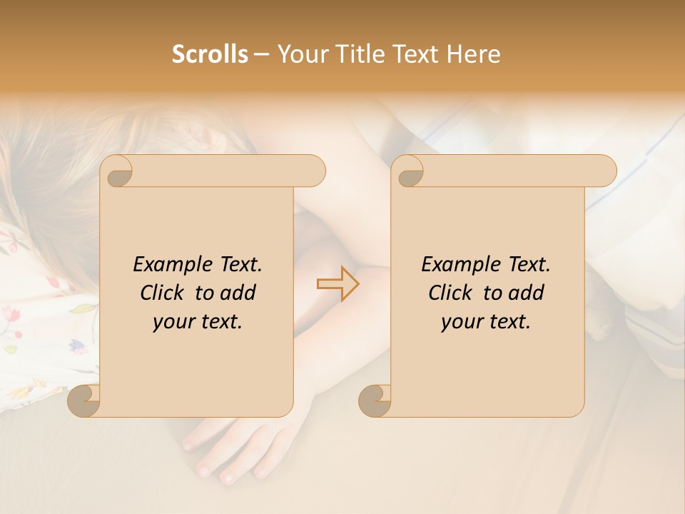 Relaxation Horizontal Newborn PowerPoint Template