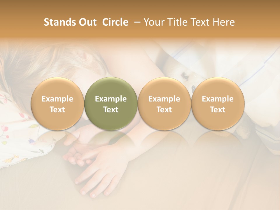 Relaxation Horizontal Newborn PowerPoint Template