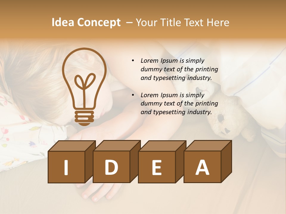 Relaxation Horizontal Newborn PowerPoint Template