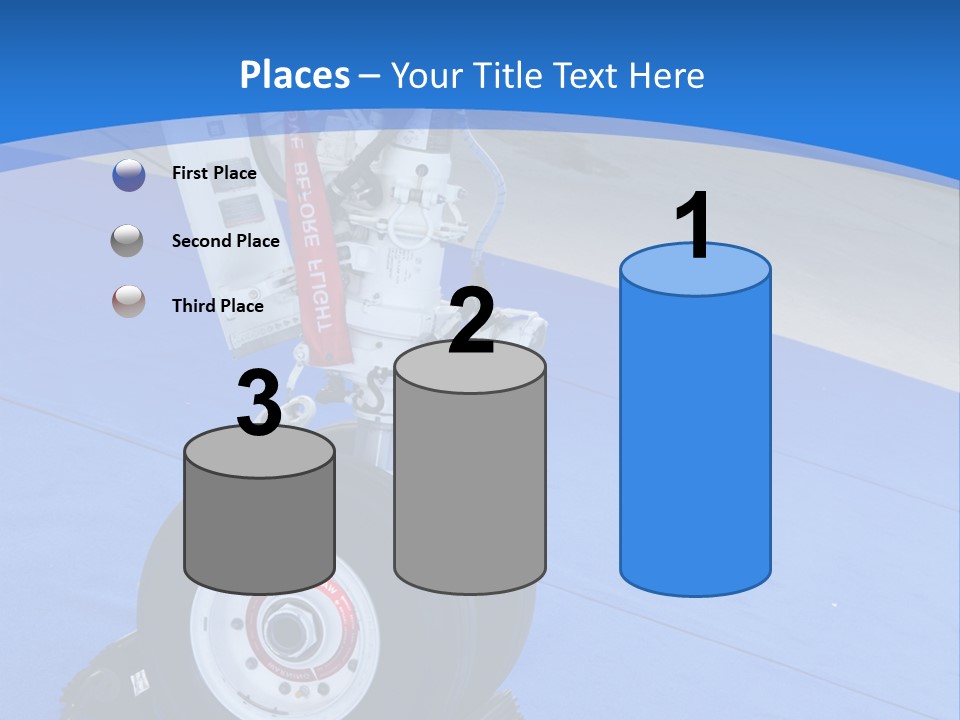 Landinggear Ataturk International Airport Nose Gear PowerPoint Template