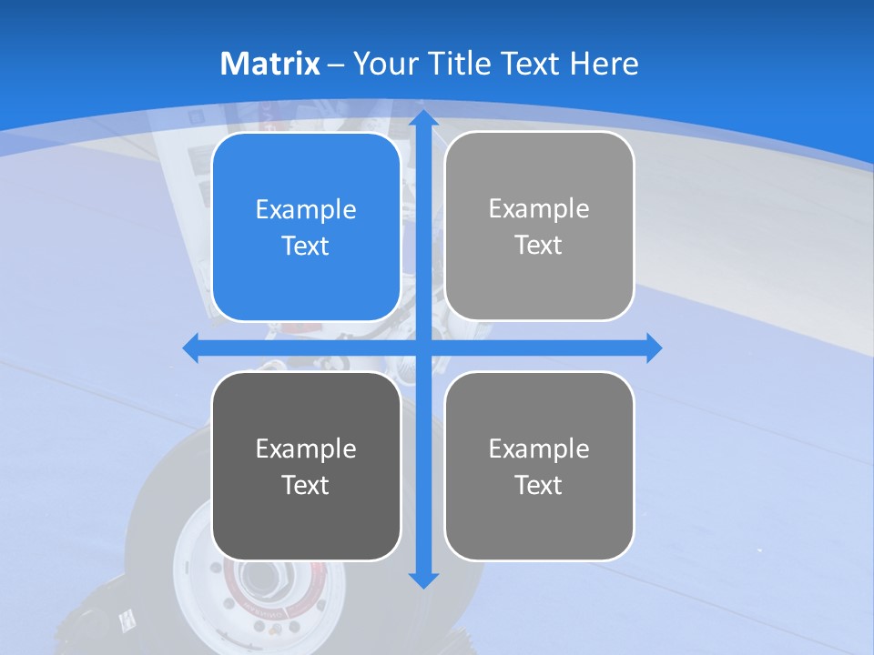 Landinggear Ataturk International Airport Nose Gear PowerPoint Template