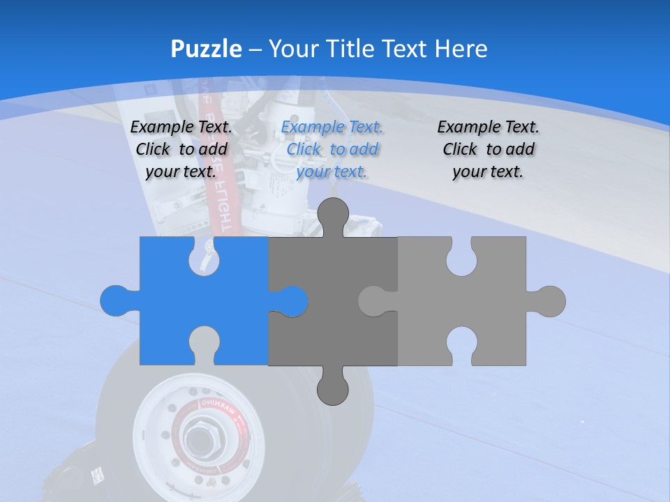 Landinggear Ataturk International Airport Nose Gear PowerPoint Template