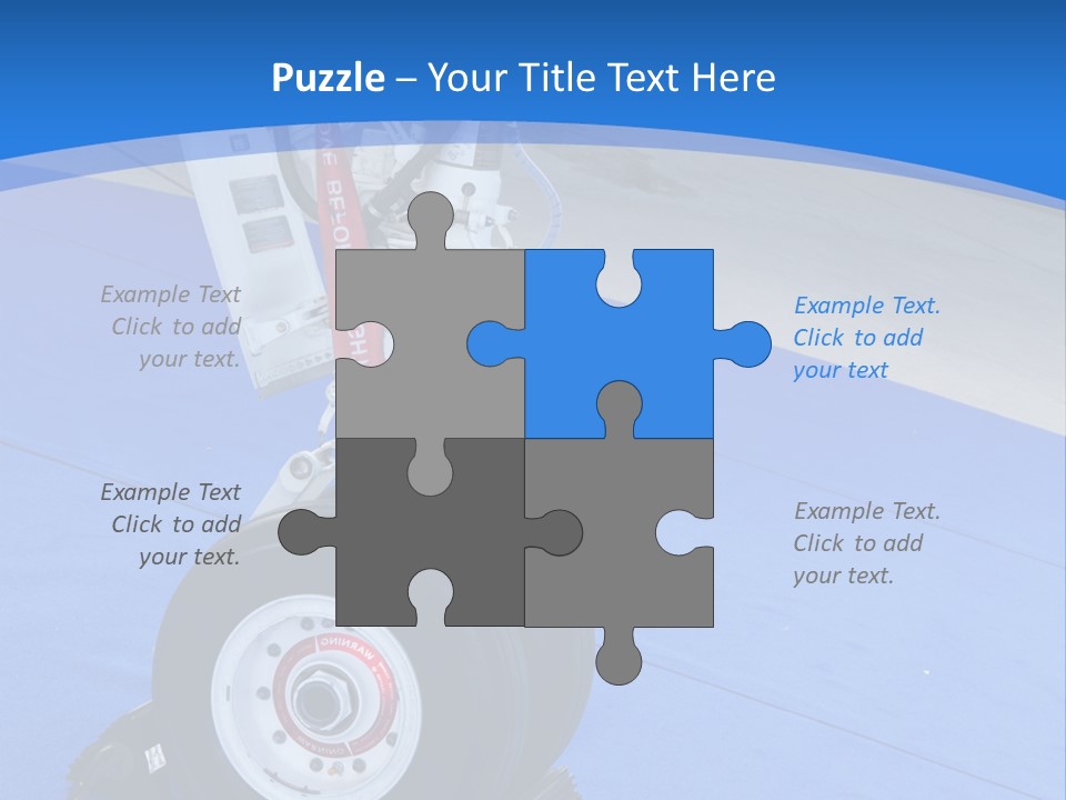 Landinggear Ataturk International Airport Nose Gear PowerPoint Template