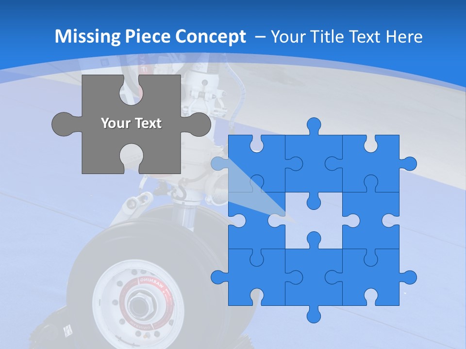 Landinggear Ataturk International Airport Nose Gear PowerPoint Template