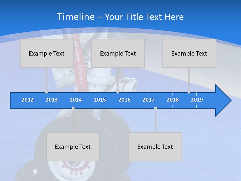 Landinggear Ataturk International Airport Nose Gear PowerPoint Template