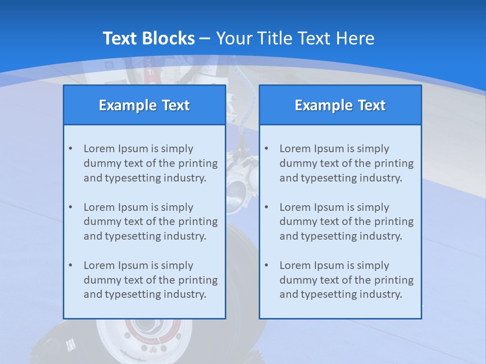 Landinggear Ataturk International Airport Nose Gear PowerPoint Template