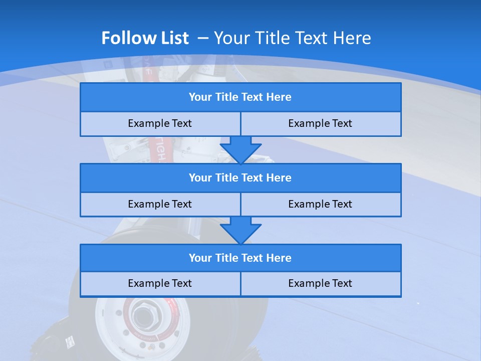 Landinggear Ataturk International Airport Nose Gear PowerPoint Template