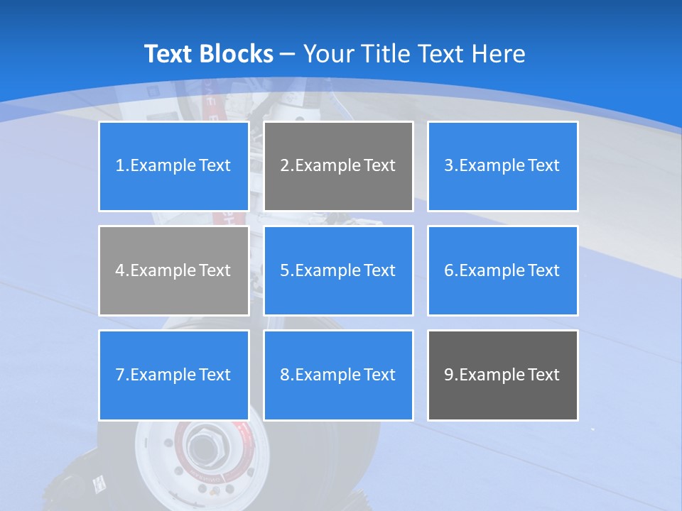 Landinggear Ataturk International Airport Nose Gear PowerPoint Template