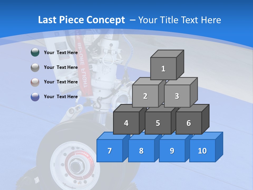 Landinggear Ataturk International Airport Nose Gear PowerPoint Template