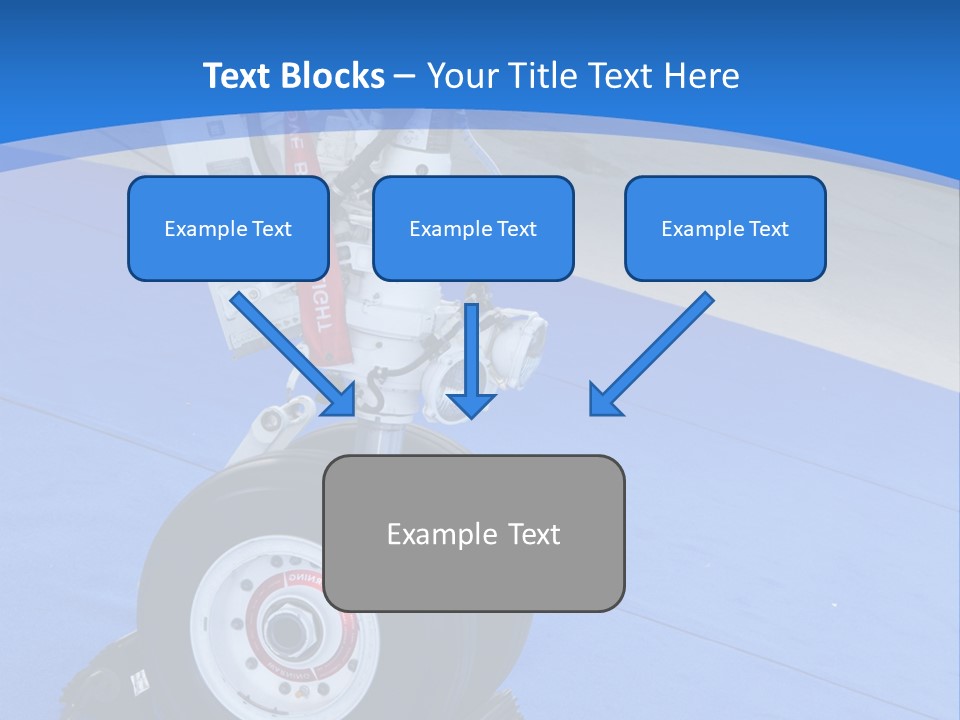 Landinggear Ataturk International Airport Nose Gear PowerPoint Template